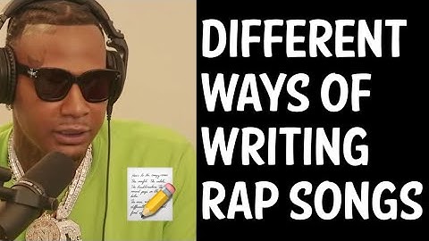 RAPPERS PUNCHING IN AND WRITING RAPS