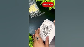 Mandala Pattern #2 #drawingtutorial #doodleart #easydoodles #zentanglepattern #shorts #trending