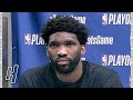 Joel Embiid Postgame Interview - Game 1 - Hawks vs 76ers | 2021 NBA Playoffs