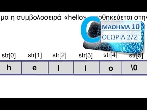 Βίντεο: Τι σημαίνει συμβολοσειρά στο C;