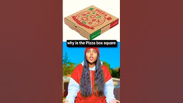 why are the PIZZA box square?… 🤣
