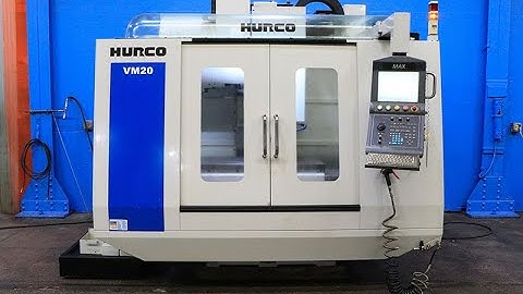 HURCO CNC MACHINING CENTER, MODEL  VM 20, S N  VM20 16010100BHB, NEW  2010