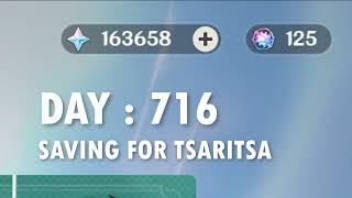 DAY 716 SAVING FOR TSARITSA
