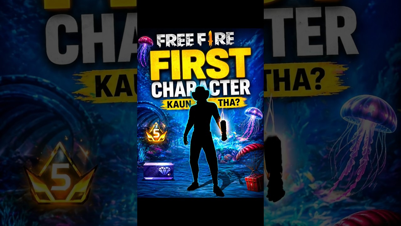FREE FIRE KA FIRST CHARACTER 😱 #freefire #ffshorts#trendingshorts  #ff #ffindia #freefiremax