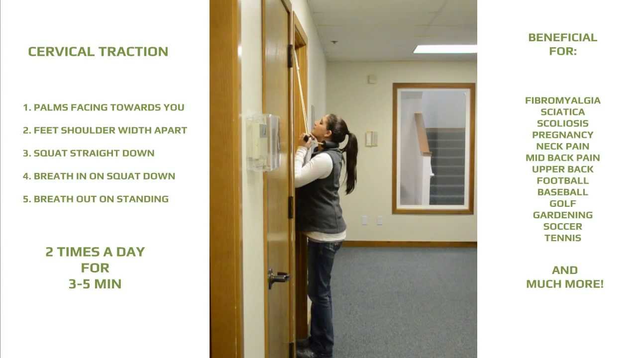 How to use the Cervical Neck Traction to relieve neck and shoulder pain