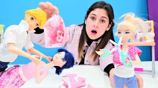 Marinette video - Chloe Marinette'in elbisesini yırtıyor! Kız oyunları izle!