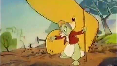 Gopher - A MONSTER!!! (Falls down his hole for a long time)