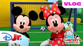 practice soccer goals mickey minnie me mickey disney jr