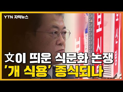 [자막뉴스] 文이 꺼내 든 식문화 논쟁...'개 식용' 종식 가능성은? / YTN