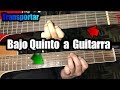 Tocar Bajo Quinto en Guitarra (Guía Rápida)