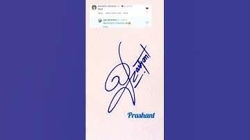 Prashant name 2 types #writing #shorts #signature #signdhirendra #bollywood #song