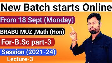 For B.Sc part-3,FOR-BRABU Muz Math, (2021-24)particular integral (P.I)Complementary Function(C.F)