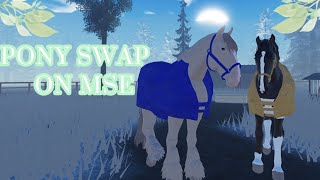 PONY SWAP ON MSE WITH A FAN??!  //voiced//      *spicy horses*