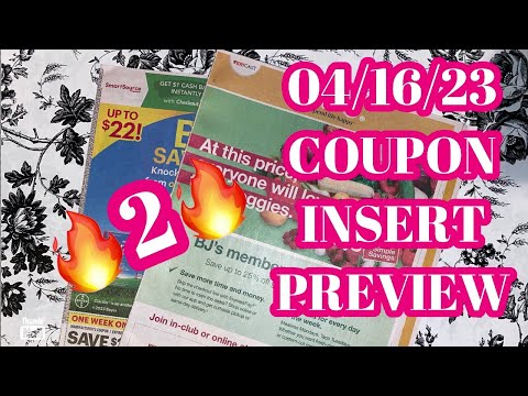 What coupons are we getting? 04/16/23 Coupon Insert Preview {2 Inserts}