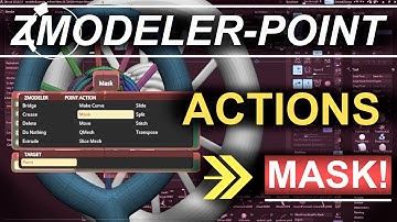 ZBrush - ZModeler Point(Actions) - "Mask"