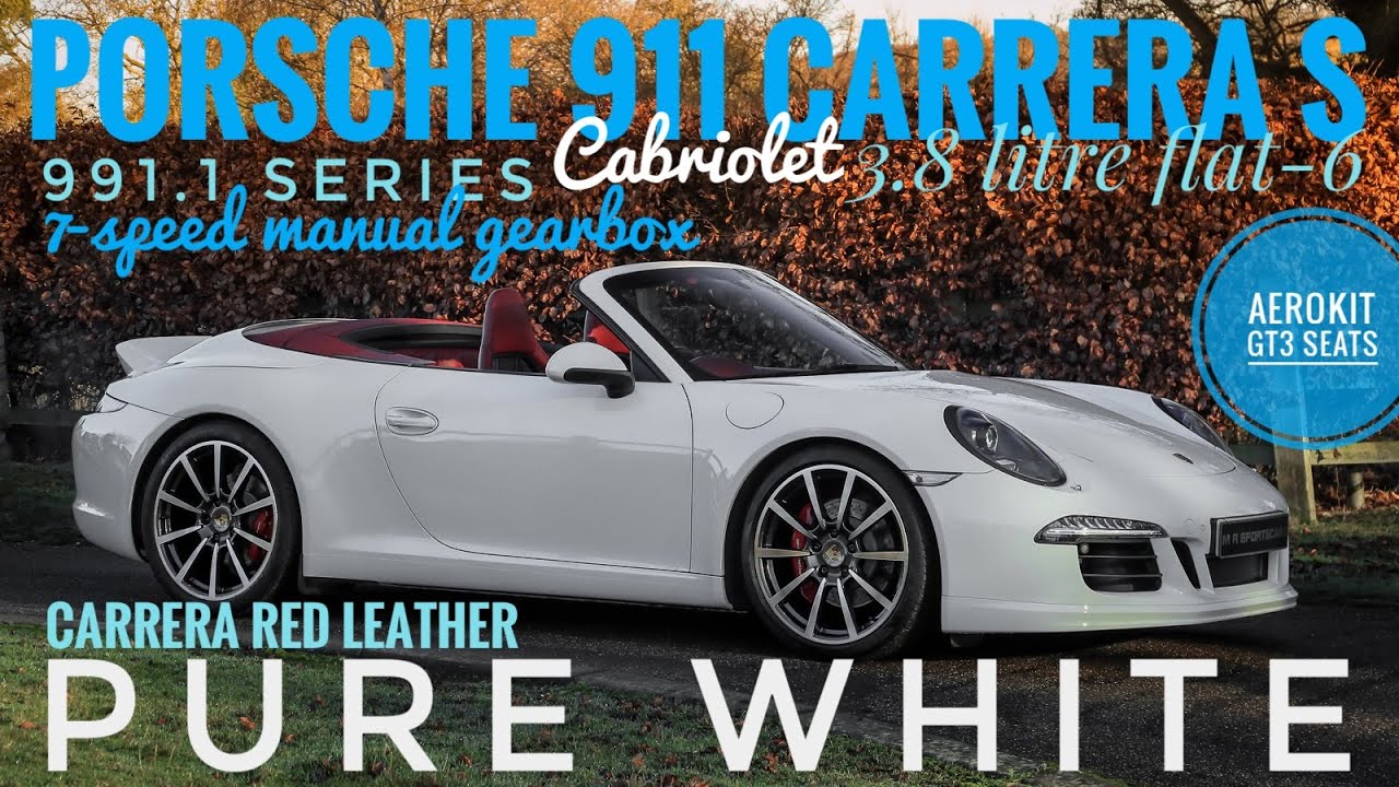 Porsche 911 Carrera S Cabriolet Manual 991 with GT3 Seats & GTS
