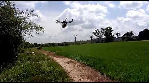 Agriculture spray drone crash...be careful to all drone pilot