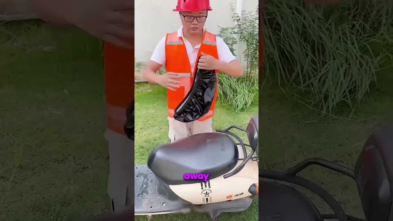 Amazing Motorcycle Seat Cover To Keep It Dry 🤩🏍️