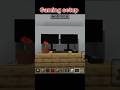 gaming setup in Minecraft 😱 without mod ❤️ #minecraft #shortvideo #build