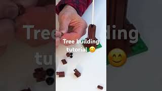 Awesome Lego Tree building tutorial #lego #legomoc #afol