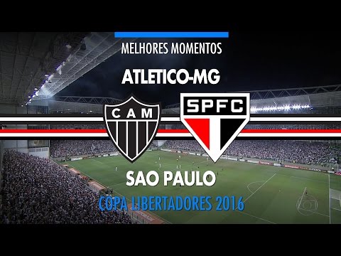 Melhores Momentos - Atlético-MG 2 x 1 São Paulo - Libertadores - 18/05/2016 - Globo HD