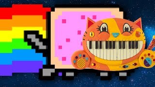 NYAN CAT PLAYED ON A CAT PIANO screenshot 2
