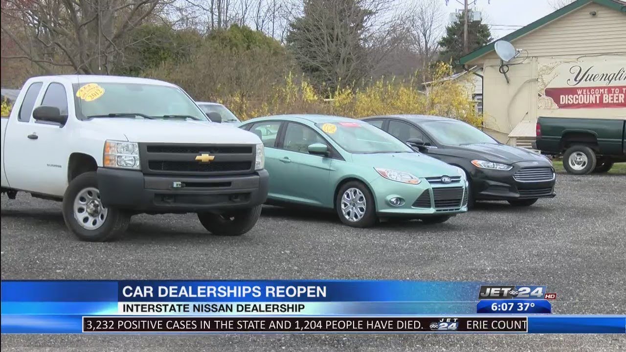 Governor Wolf reopens car dealerships YouTube
