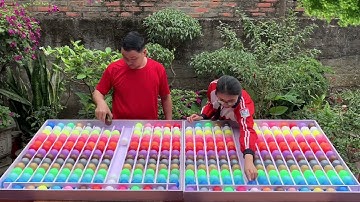 Puzzle sort ball solve quickly and easily in rainbow order