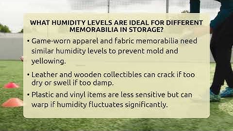 What Humidity Levels Are Ideal For Different Memorabilia In Storage? - The Memorabilia Zone