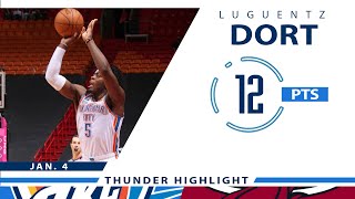 Luguentz Dort&#39;s Full Highlights: 12 PTS vs Heat | 2020-21 Season - 1.4.21