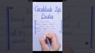 Gratitude and Happiness 😊 life qoute by #writing styles 😎😎🤘🖤