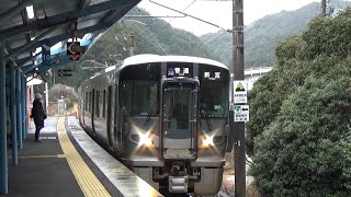 【普通到着＆発車！】きのくに線 227系1000番台 普通新宮行き 太地駅