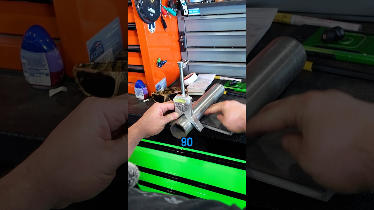 Finding the center of a pipe might not be easy, but with this tool it is!