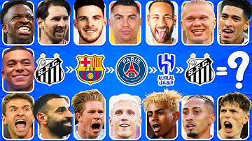 Guess The FOOTBALL PLAYER By Song & Club Transfer | Ronaldo, Messi, Neymar