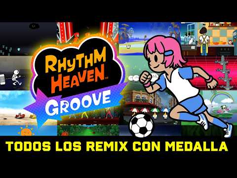 Rhythm Heaven Groove 🎵 Todos los Remixes con Medallas 🏅 Gameplay Completo