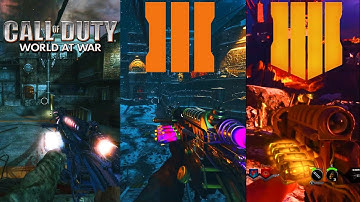 WUNDERWAFFE DG2 SIDE BY SIDE & GAMEPLAY COMPARISON // Black Ops 1, Black Ops 3, Black Ops 4