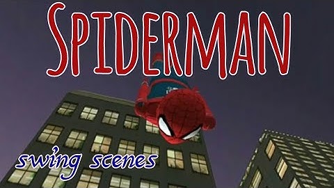 Spiderman-swing scenes-prisma 3d animation-spiderman swing 3d animation-spiderman fans animation