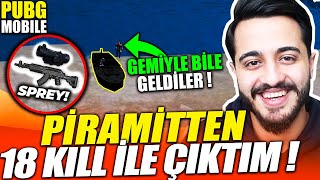 4 Daki̇kada 18 Ki̇ll Sadece Pi̇rami̇tte 18 Ki̇ll Aldim M762 6X Pubg Mobile