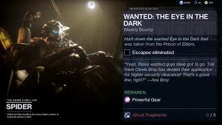 Destiny 2 Forsaken - Wanted Eye In The Dark - Spider Bounty