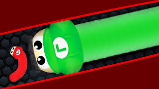 Slither.io Pokemon Go Everywhere Epic Poke Ball Skin Mod! (Slither.io Slow  Motion Gameplay) 