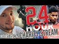 24 hours charity live stream eafc 24 call of duty more