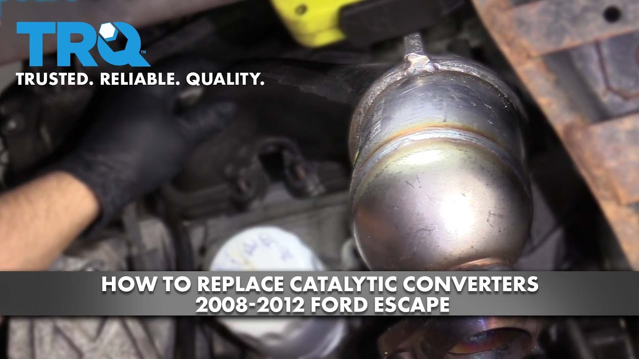 How To Replace Catalytic Converters 2008-2012 Ford Escape - YouTube