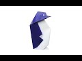 Pingüino de Origami