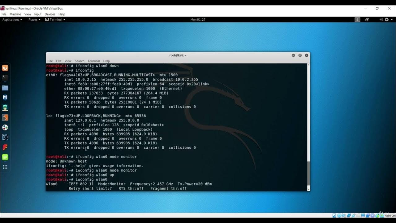 How To Enable Monitor Mode In Kali Linux How to Enable MONITOR MODE on Kali Linux | LEC-9 - YouTube