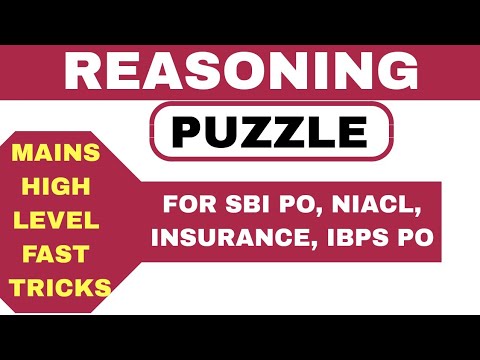 reasoning-puzzle-tricks-for-bank-po-|-reasoning-for-sbi-2019-|-sbi-po-2019