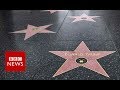 Donald trumps hollywood star destroyed  bbc news