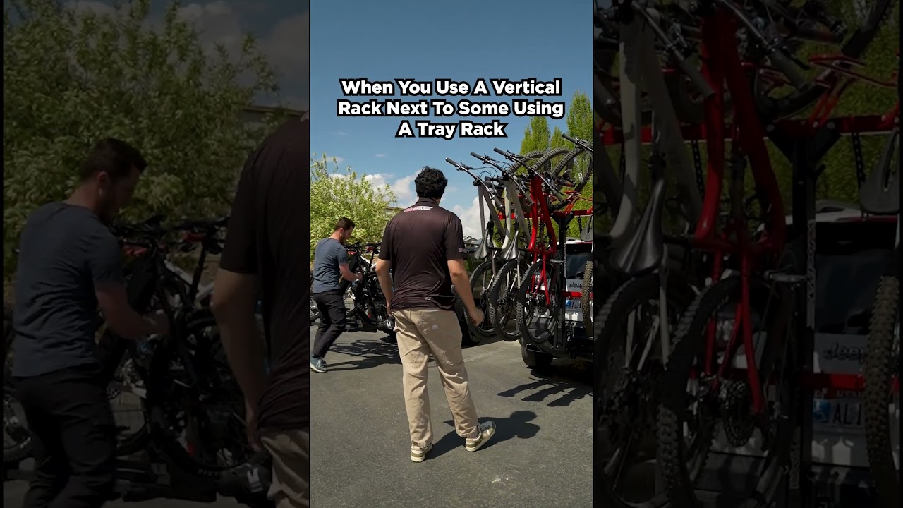 Vertical Bike Rack vs Tray Rack