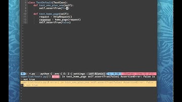 Run Django tests through Vim