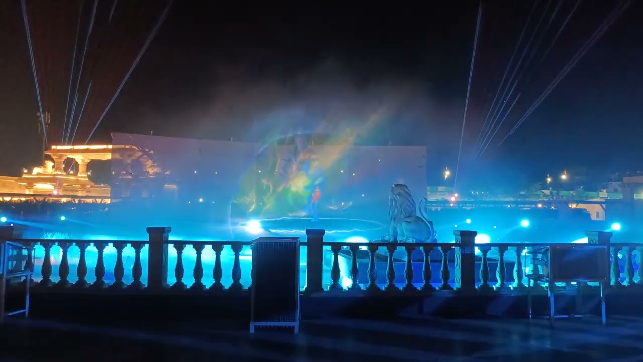 Ujjain mahakal corridor light show