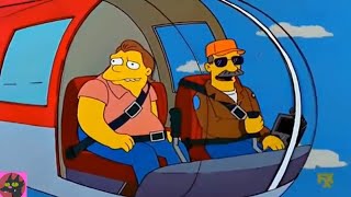 Barney Aprende A Pilotear Un Helicóptero - Los Simpson